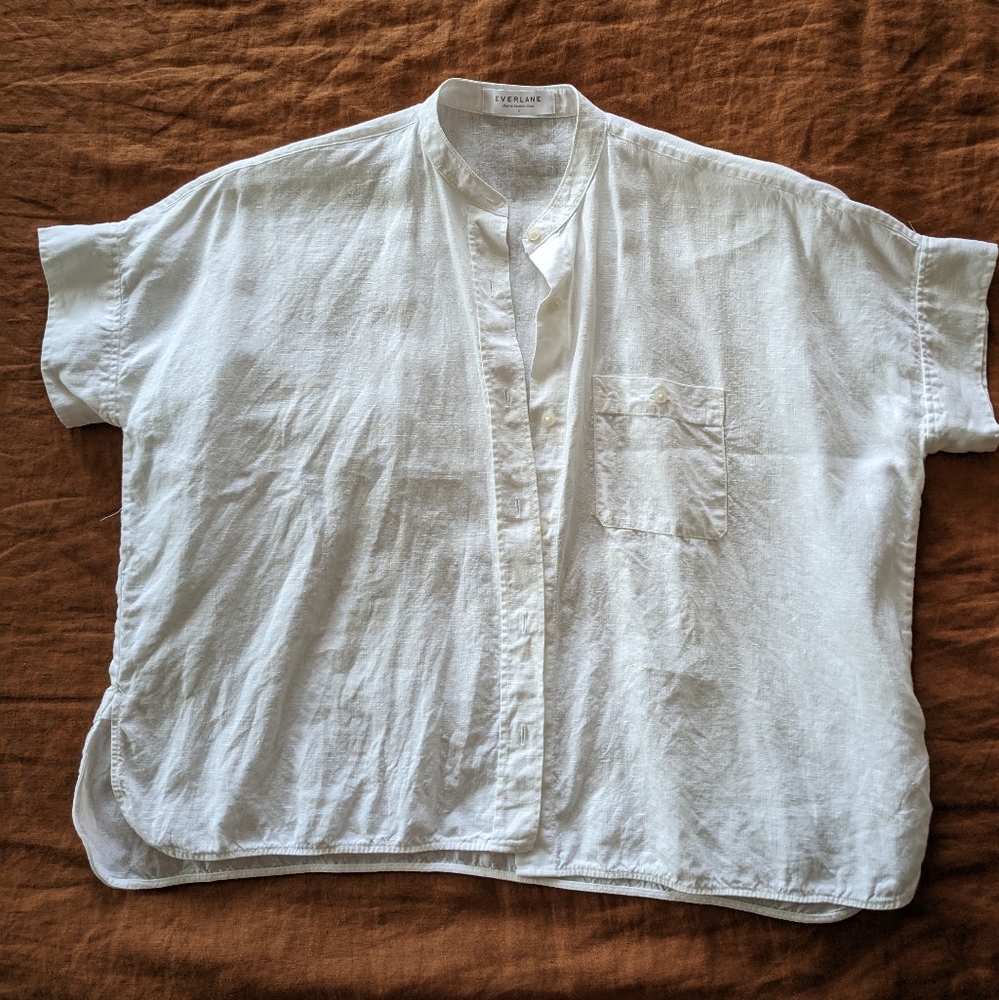 Everlane linen button up